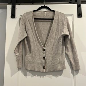 Free People 100% Cashmere Cardigan